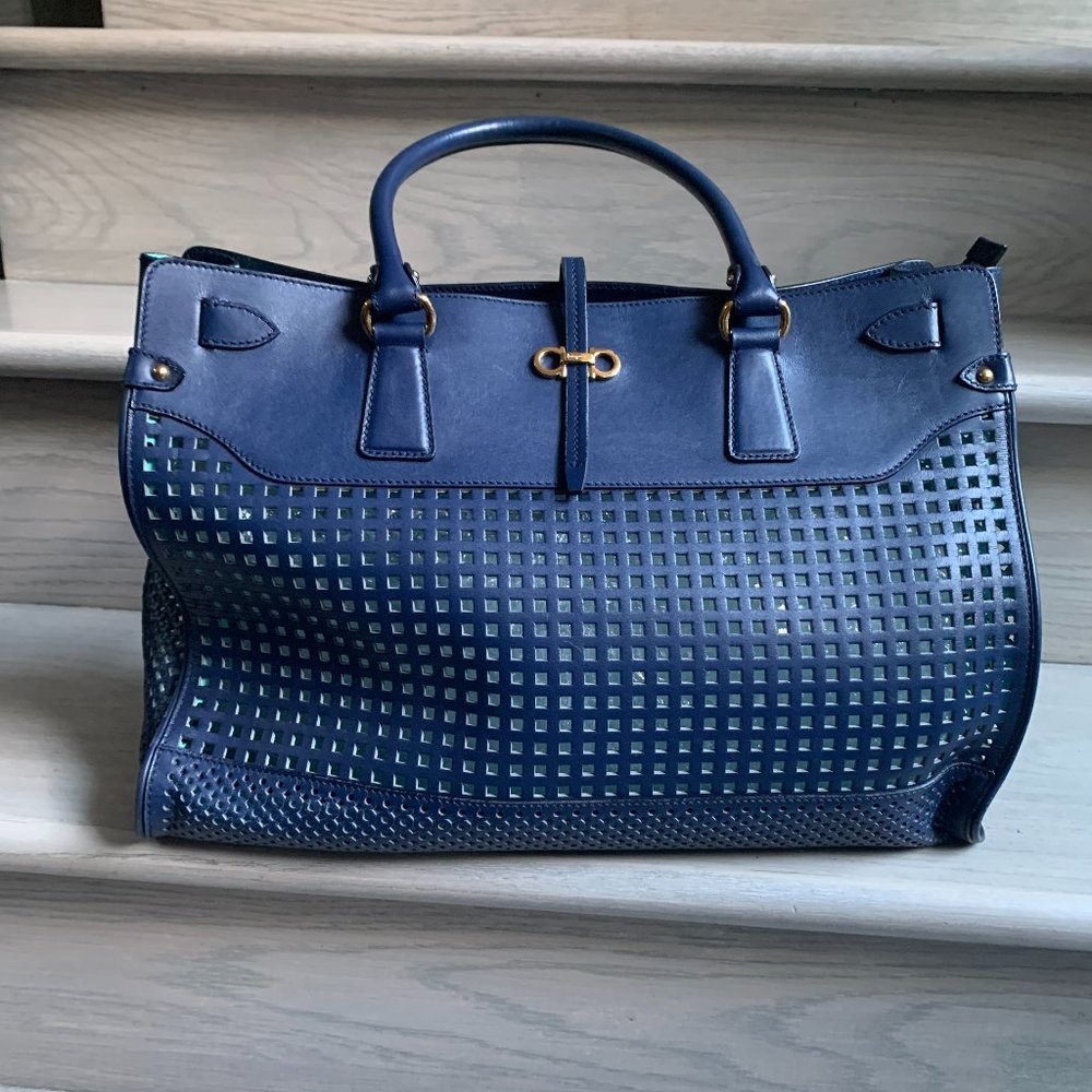 Ferragamo Briana Leather Tote